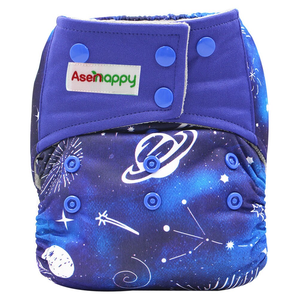 AIO-pañal de bebé con inserto para uso nocturno, pañal de tela impermeable, todo en uno, reutilizable, apto para bebés de 5 a 15KG, 1 Uds.: 031