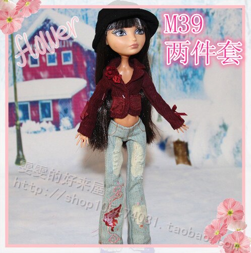 Monstering High Doll Dressing Soft Casual Wear Handmade Clothes Outfit Doll Clothing Set Girl Playing House Toys: M39