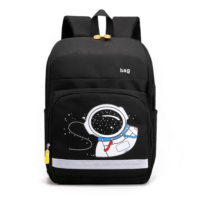 Orthopädische Schule Rucksack Für Junge Kinder Wasserdicht Schul Set Mädchen Schul Kinder Buch Tasche Bleistift Taschen Kinder Mochila: Black