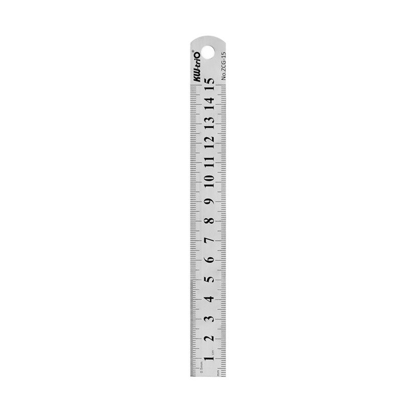 20cm-50cm Office Learning Scale Clear Three Specifications Material Different Plastic Stainless Steel Ruler Compass Ruler