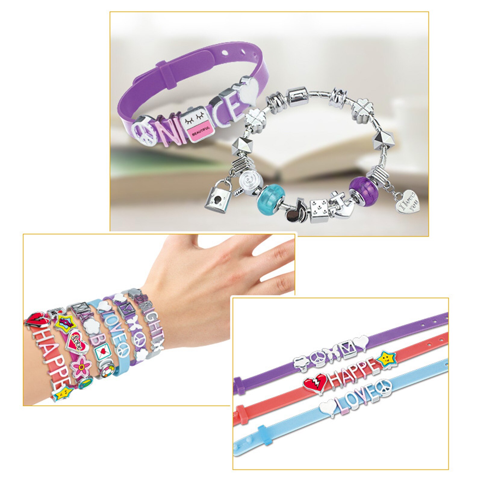 DIY Bracelet Set Innovative Handmade Necklace Toy Kit DIY Bracelet Set Innovative Handmade Necklace Toy Kit