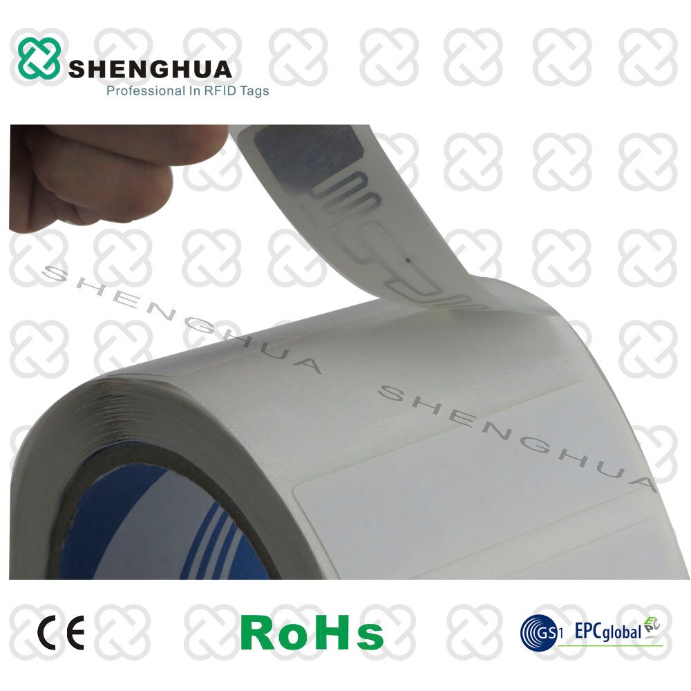 50pcs/pack Customization Available UHF Logistics RFID Label Passive RFID Tag Support Logo Printable