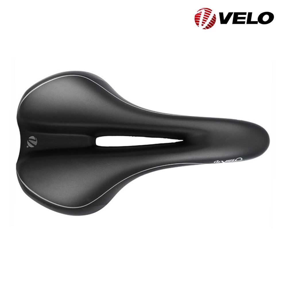 VELO Leather Bicycle Saddle Comfort Soft Cushion Bike Seat for MTB Road Bike Saddle 338g Cycling Bicycle Parts VL-3502