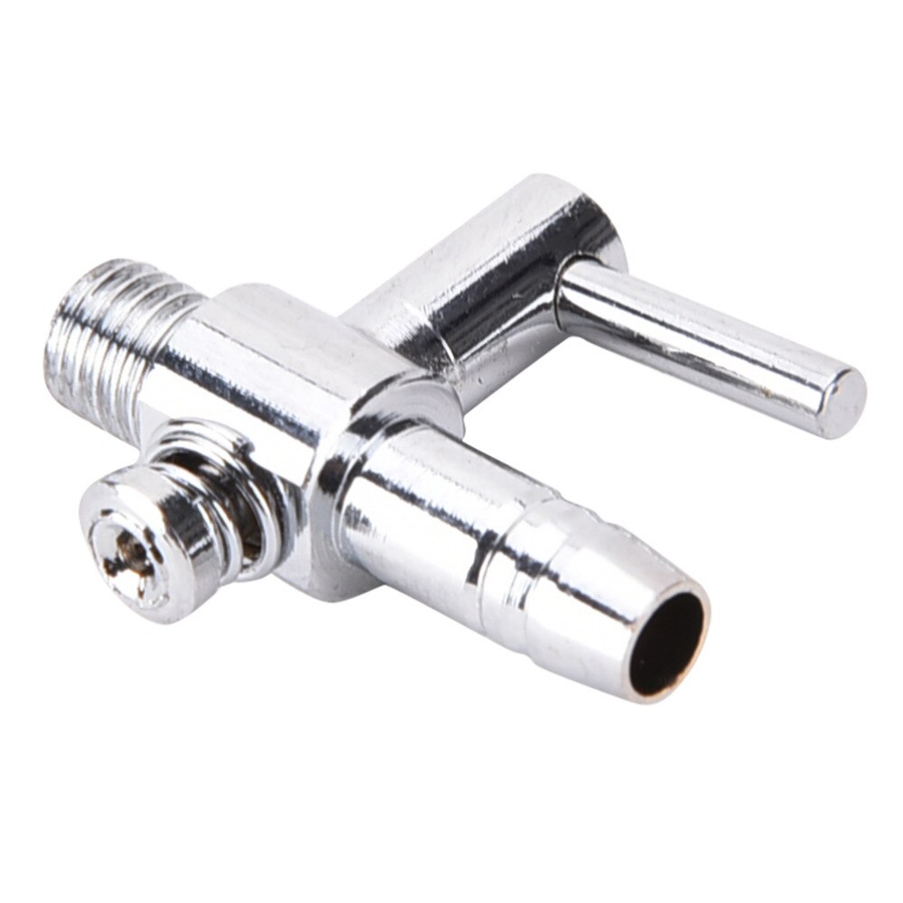 Valves Thread Stainless Steel Aquarium Air Flow Distributor Lever Control Valve
