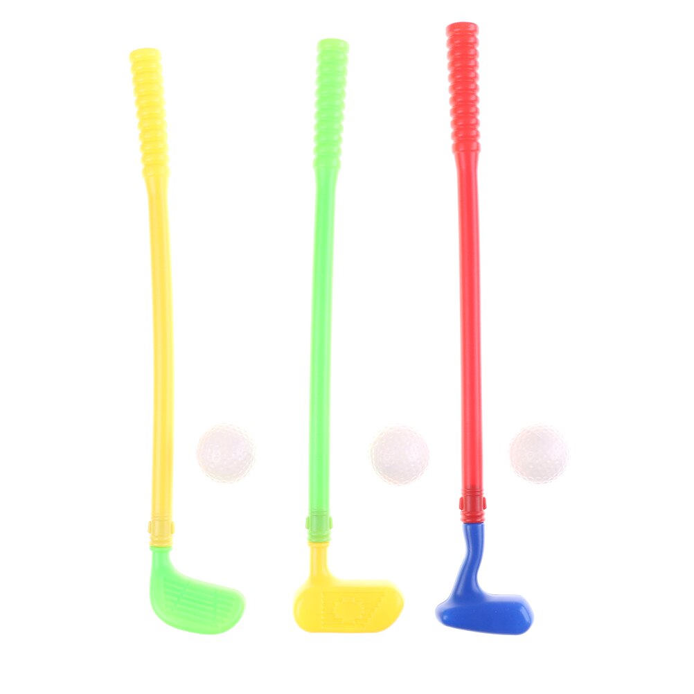 Mini Golf Game Sport voor Baby Grijpen Ability Ontwikkelen Kinderen Kids Golf Club Speelgoed 3 Golfclubs + 3 Golf bal Speelgoed
