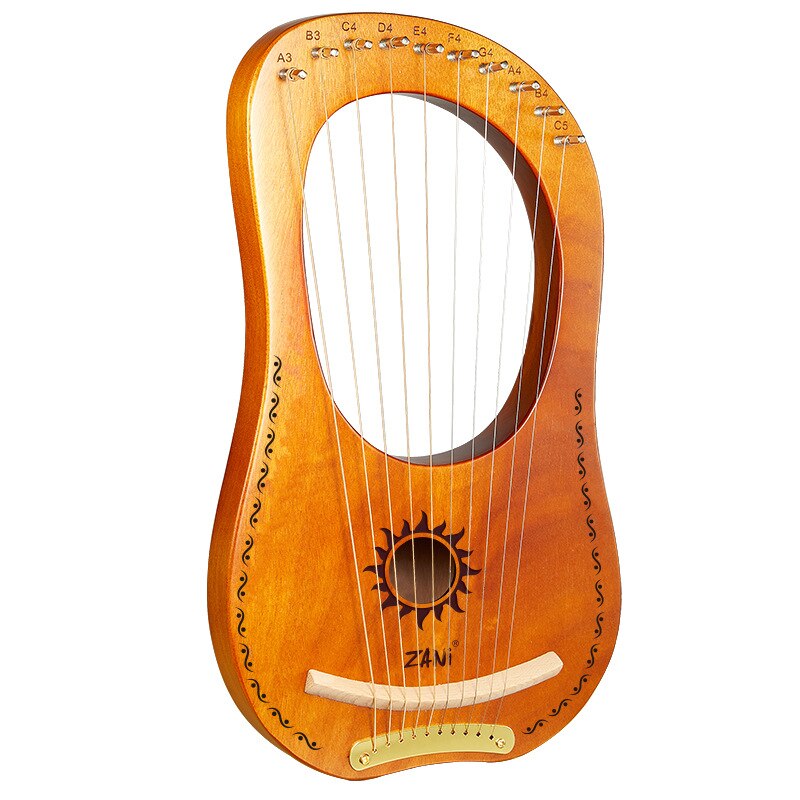 Zani Lyar Harp 10-note Harp Lyre Beginner Lyre Harp portable string instrument
