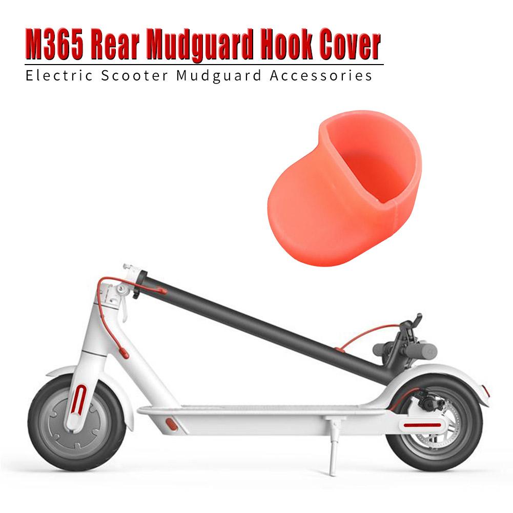M365 Back Fender Guard Silicone Hook Cover Exquisite Electric Scooter Rear Mudguard Parts Necessary Outdoor Scooter Supplies