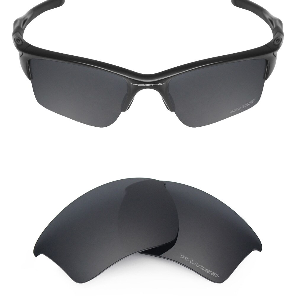 Mryok + GEPOLARISEERDE Weerstaan Zeewater Vervanging Lenzen voor Oakley Half Jas 2.0 XL Zonnebril Stealth Black