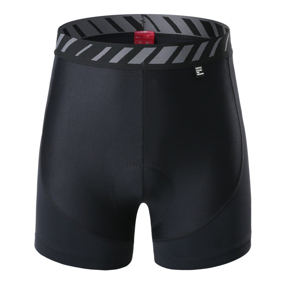 Slip da ciclismo Santic mutande da ciclismo traspiranti ad asciugatura rapida da uomo pantaloncini da bici da strada in spugna da montagna comodi: XXXL