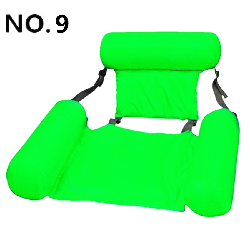 Pvc Zomer Opblaasbare Opvouwbare Drijvende Rij Luchtbedden Bed Zwembad Water Hangmat Strand Water Sport Lounger Stoel: NO.9