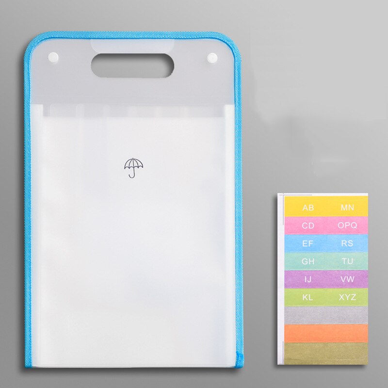 13 Layers A4 Expanding File Folder Organizer Document Bags Test Papers Holder Handbag Free Index Label School Office Stationery: 03
