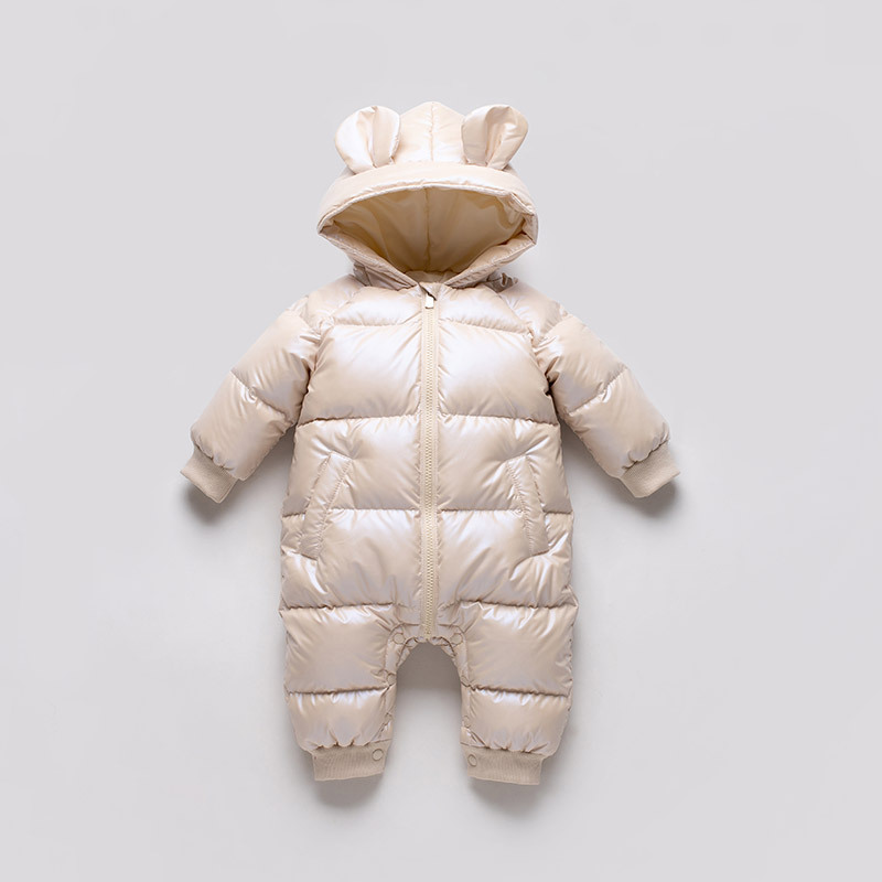 Crianças de inverno roupas para baixo jaqueta meninos outerwear casacos engrossar impermeável infantil snowsuits para meninas do bebê macacão