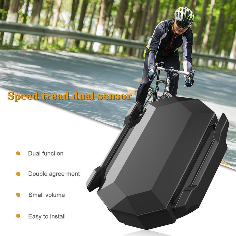 Bike Speed Cadence Sensor ANT and Bluetooth 4.0 Wireless Bicycle RPM Bike waterproof Speed Sensor and Cadence Sensor 2-in-1