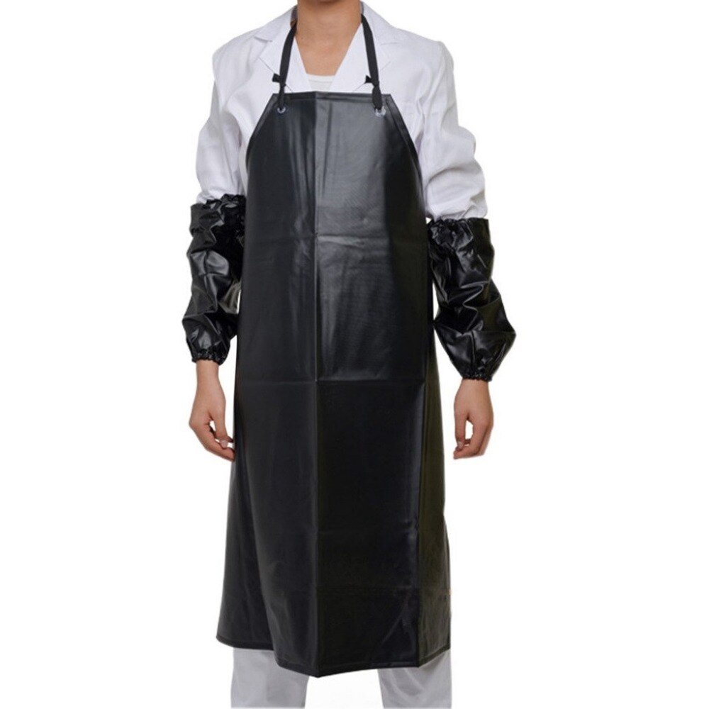Mens Womens Cafe Commercial Restaurant Chef Kitchen Aprons Convenient,Waterproof and oil-proof PU apron.