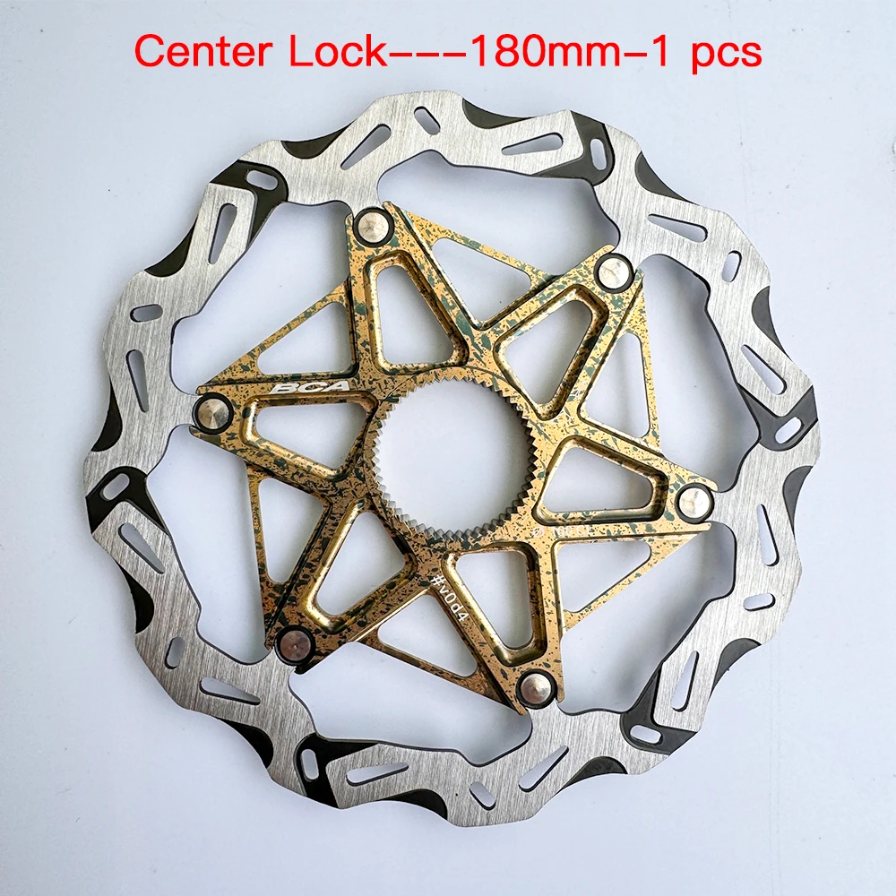 Fahrradbremsscheibe YOD4 6-See Center sperren 160 mm 180 mm 203 mm / 1,95 mm Fahrradbremsscheiben Rennrad MTB Scheibenbremsen: Licht Grün