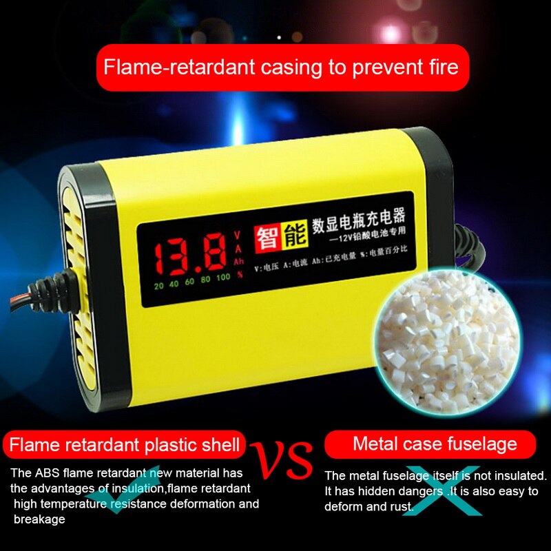 Auto Batterie Ladegerät Tragbare Batterie Betreuer Für Auto Boot Rasenmäher Versiegelt Blei Säure Batterie