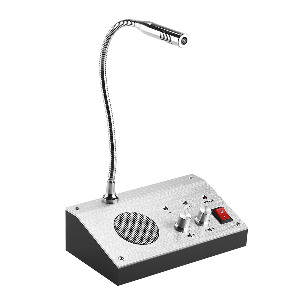 Interphone de compteur de banque de système d'interphone de fenêtre de double voie zéro-touch pour la fenêtre de billet de Station de banque de magasin d'affaires