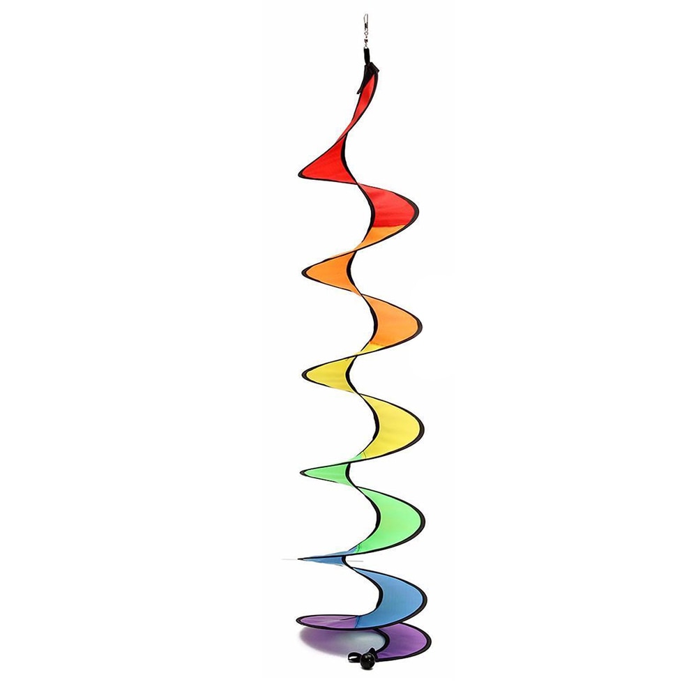1Pc Rainbow Spiral Windmolen Tent Kleurrijke Windmolen Kinderen Speelgoed