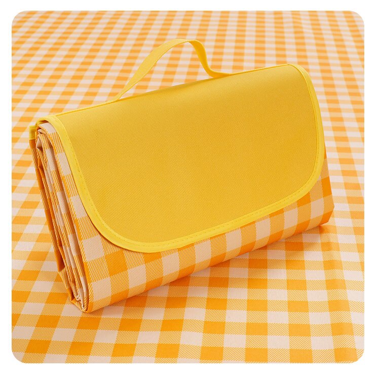 Manta de Picnic, estera de Camping plegable al aire libre impermeable 145x200cm, estera de Picnic ancha, manta de playa a cuadros, colchoneta multijugador para bebé