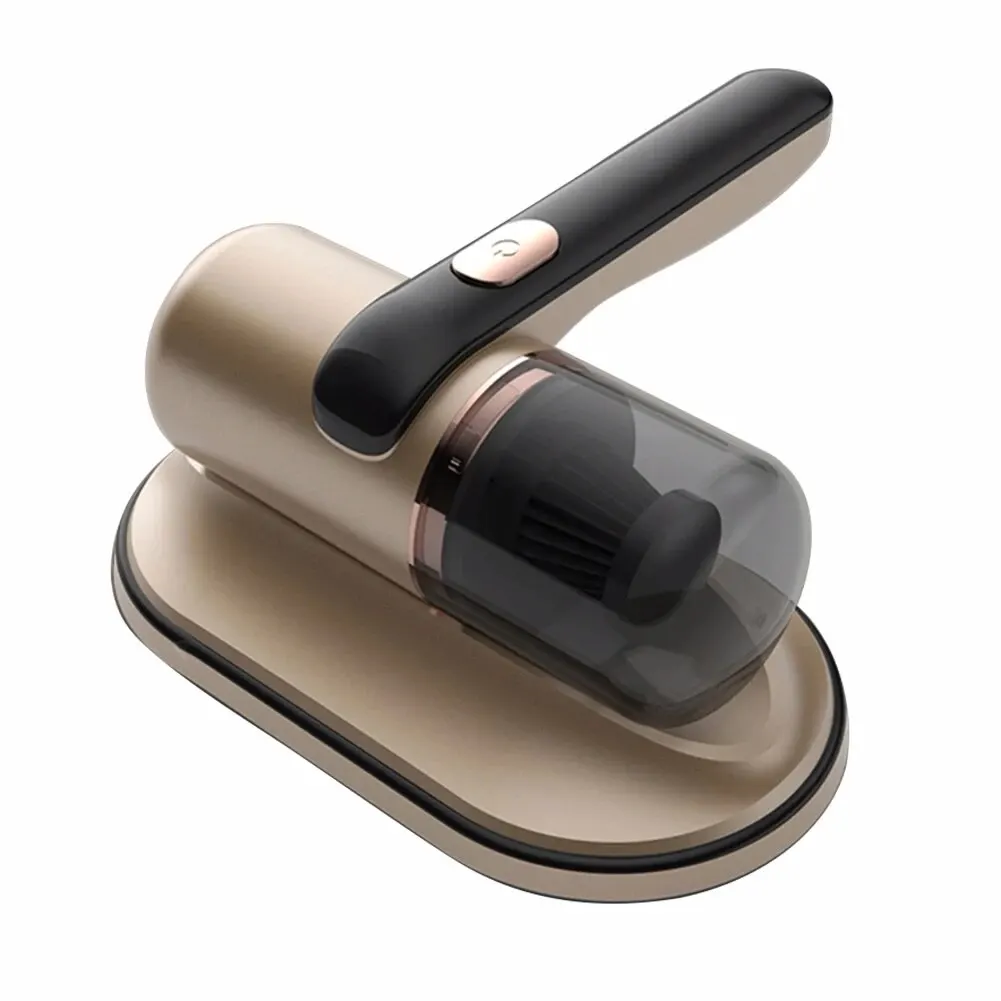 Huishoudelijke Matras Stofzuiger Ultraviolette Sterilisatie Machine Thuis Draagbare Handheld Draadloze Mijt Remover USB Opladen: Goud