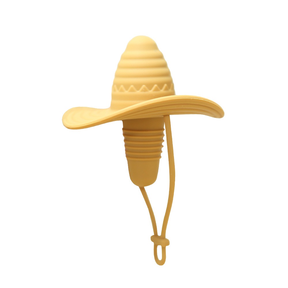 Cowboy Hat Shape Wine Bottle Stopper Reusable Leak Proof Silicone Champagne Bottle Stopper Wine Bottle Cap for Bar: VIOLET/紫罗兰