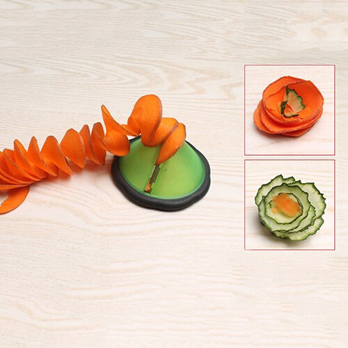 Keuken Gereedschap Accessoires Gadget Trechter Model Spiral Slicer Groente Shred Apparaat Koken Salade Wortel Radijs Cutter