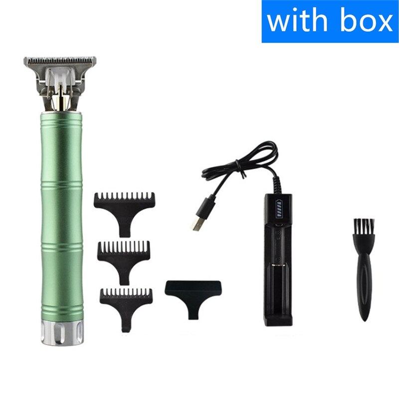 Barber Rechargeable Hair Trimmer Haircut Titanium Steel T Blade Hair Clipper Beard Trimmer Hair Cutting Machine: 4