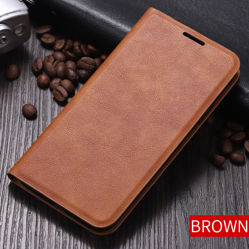 Magnetic Leather Flip Wallet Cover For iPhone 6 6s 7 8 Plus X XR Case For iPhone 11 Pro XS Max Card Holder Stand Cover: For iPhone 6 6s Plus / Brown