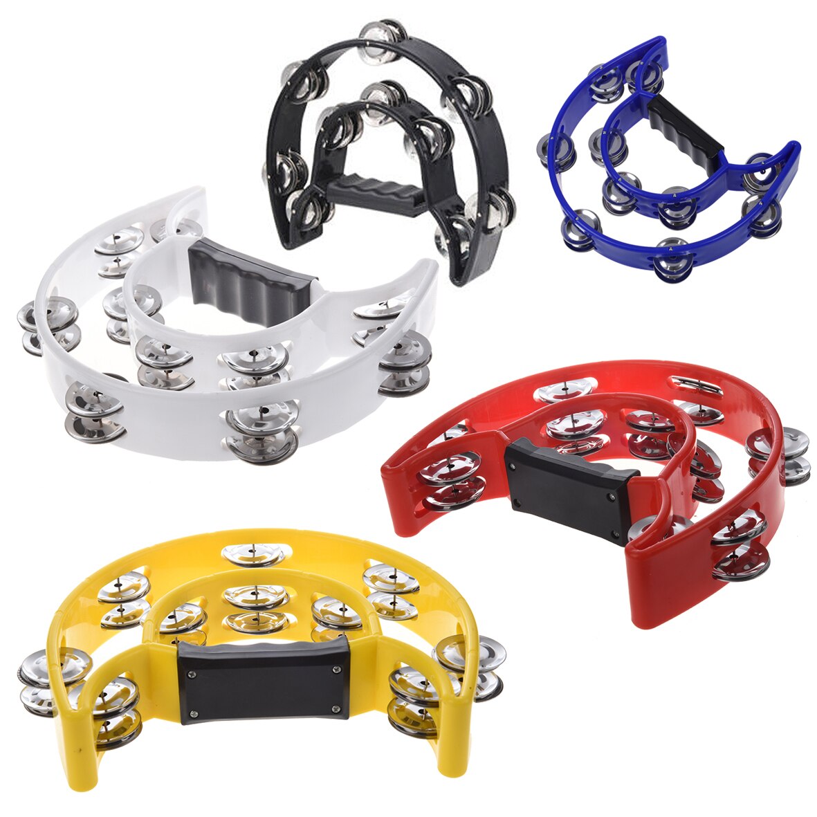 Sänger tamburin schlagtrommel griff -32 schellen halbmond