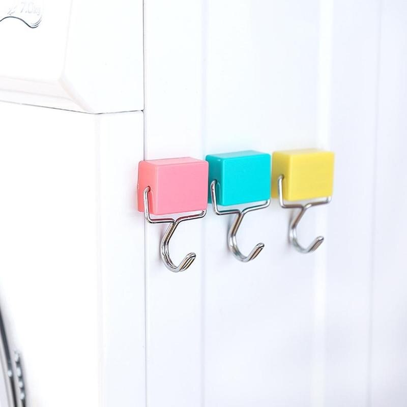 1 ud. Gancho magnético Flexible ganchos magnéticos fuertes para refrigerador Mini sostenedor de la llave de suspensión Durable para el hogar Accesorios de almacenamiento