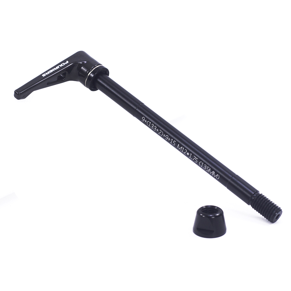 Fouriers-palanca de eje pasante para bicicleta de carretera, M12, 135mm x 1,75mm, 142mm x 1,5mm, para Cyclocross CX, gravilla, eje de cubo de Marco trasero: M12x135mm 1.75