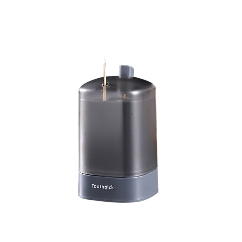 Personality Push Type Automatic -up Toothpick Box Cotton Swab Barrel Home Toothpick Dispenser Hand Pressure Toothpick Jar: G328325