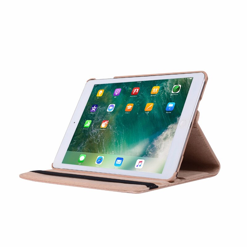 360 Graden Rotatie Case voor Apple iPad 234 Flip PU Leather Stand Smart Case Cover voor iPad 2 iPad 3 iPad 4 Tablet Gevallen