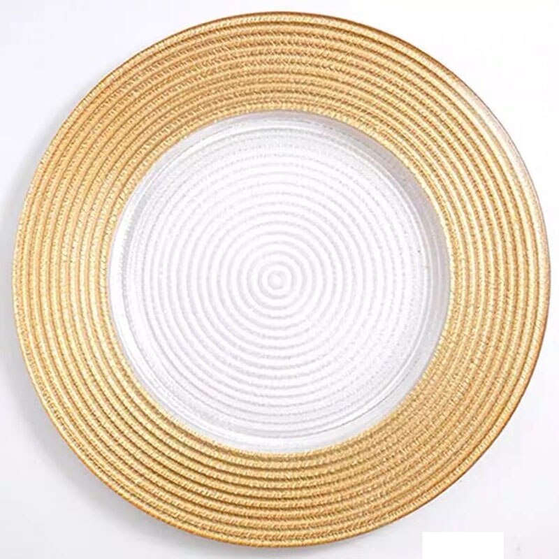 Aesthetic Patterned Kitchen Glass Plates Dinner Serving Ceramic Gold Luxury Dinner Plates Souplast Marble Pratos Ceramic OA50PS