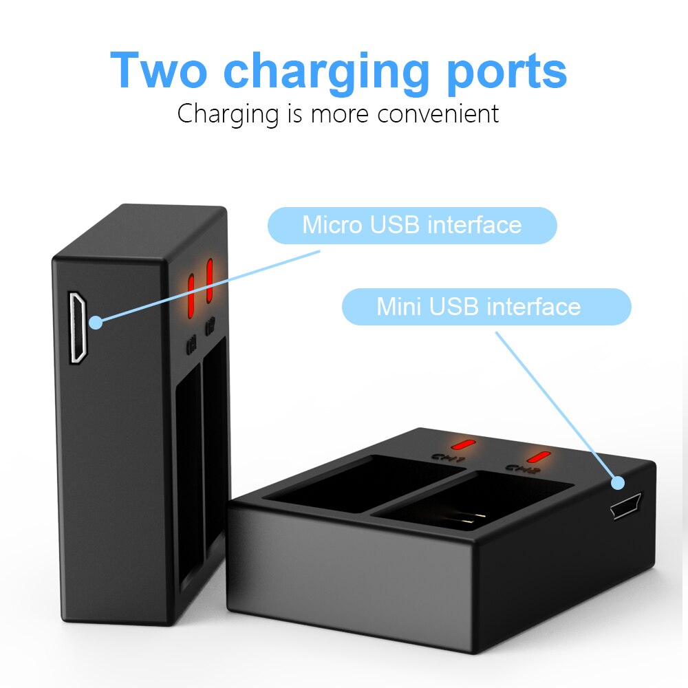PALO PG1050 SJ4000 PG900 Battery For SJCAM SJ5000 SJ6000 SJ8000 M10 EKEN 4K H8 H9 GIT-LB101 GIT Battery