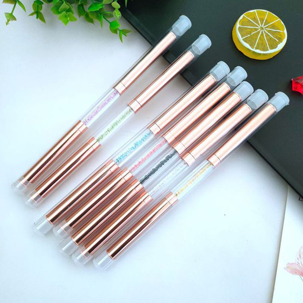 Dual-ended Nail Art Dotting Pen Crayons Stippling Point Drill Pen Acrylic Self-Adhesive Rhinestone Picker Wax Manicure Tools