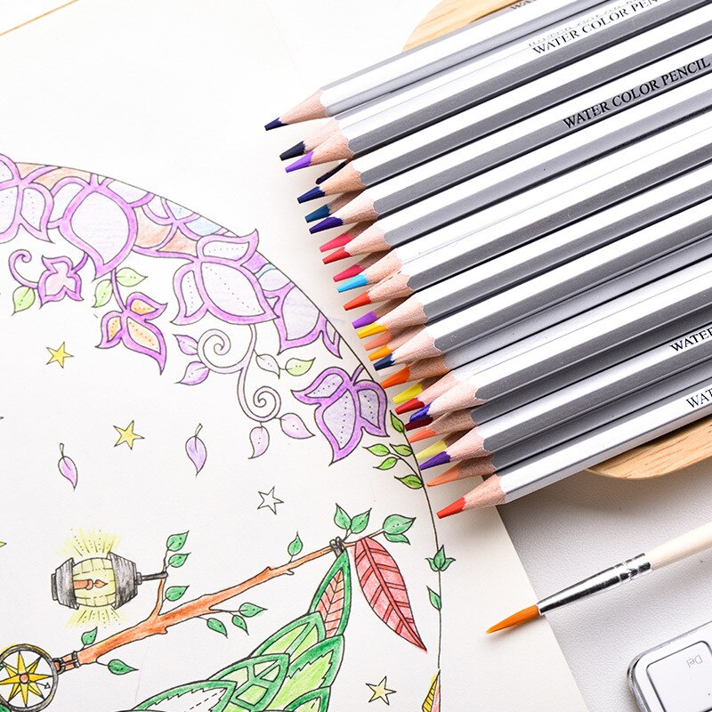 24/36/48/72 Water Oplosbare Kleur Potlood Vulling Kleur Potlood Verf, school Geschilderde Artikelen, Briefpapier