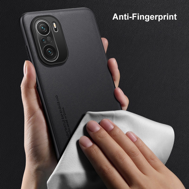 Lyxigt pu-läderfodral till xiaomi  mi 11i poco  f3 matt skal silikon heltäckande telefonskal till redmi  k40 pro plus skal