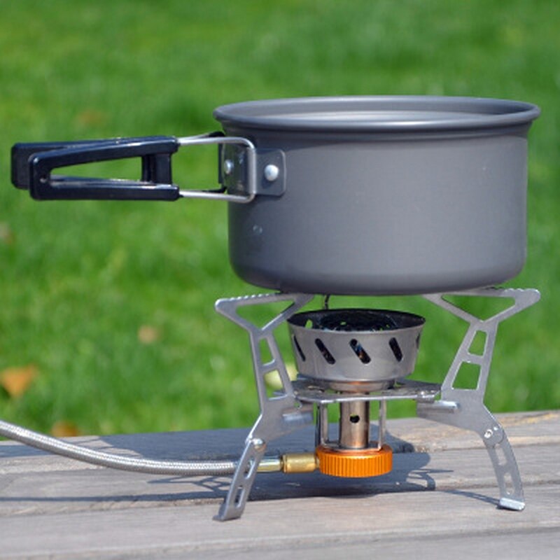 Udendørs gaskomfur bærbar sammenfoldelig gaskomfur campingudstyr gasbrænder sammenfoldelig elektronisk komfur splitkomfurer 3000w