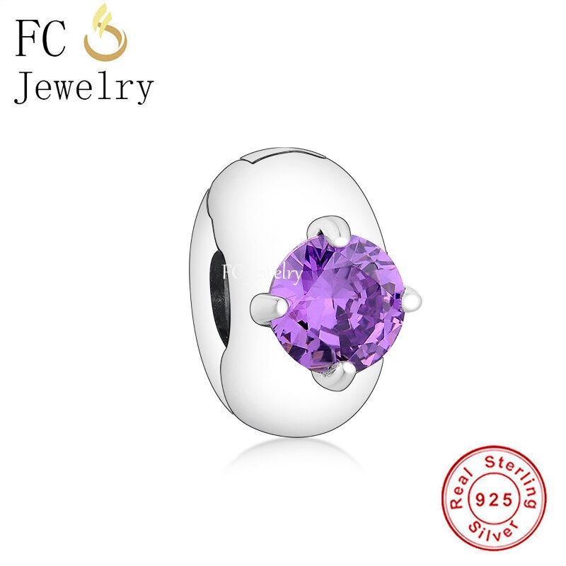 FC Jewelry Fit-pulsera de plata de ley 925 para mujer, cierre redondo, fabricación de cuentas, Berloque: FC1774