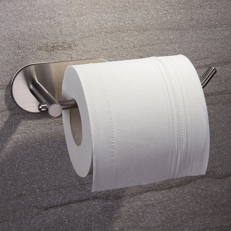 Shengruijia 304 hul i rustfrit stål hulrullestativ børstet toiletpapirholder sanitetsartikler papirhåndklædeholder