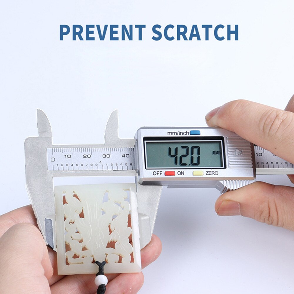 Vernier numérique Calipers155mm 6 pouces LCD électronique jauge de Fiber de carbone hauteur instruments de mesure micromètre FDH
