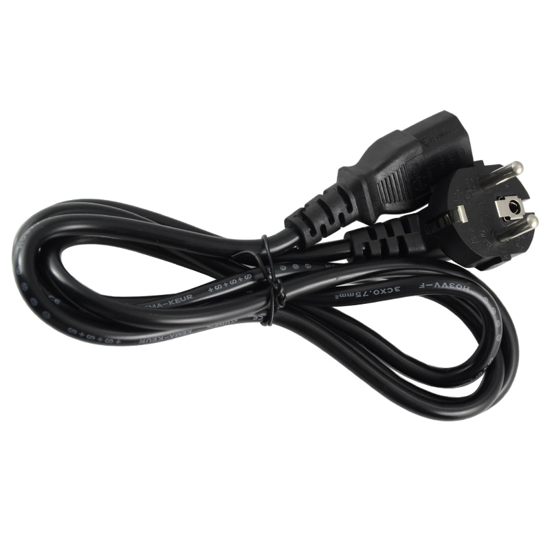 1.5M 5ft C13 Iec Ketel Om Europese 2 Pin Ronde Ac Eu Plug Power Cable Lead Cord Pc