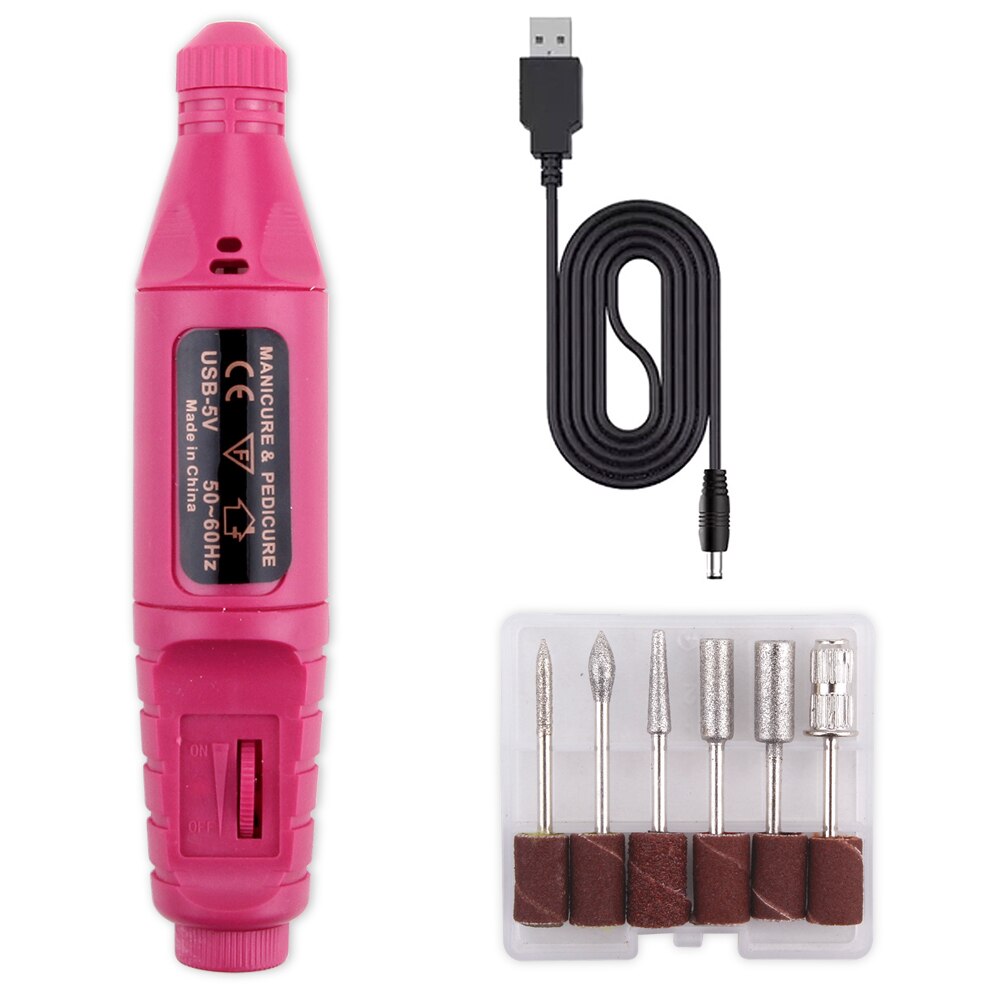 Nagel Schneiden Maschine einstellen Elektrische Manikübetreffend Fräser Nagel Bohrer Stift Polieren Acryl Gel Entferner Nagel Datei Pedikübetreffend Werkzeuge: Neu Rose rot einstellen