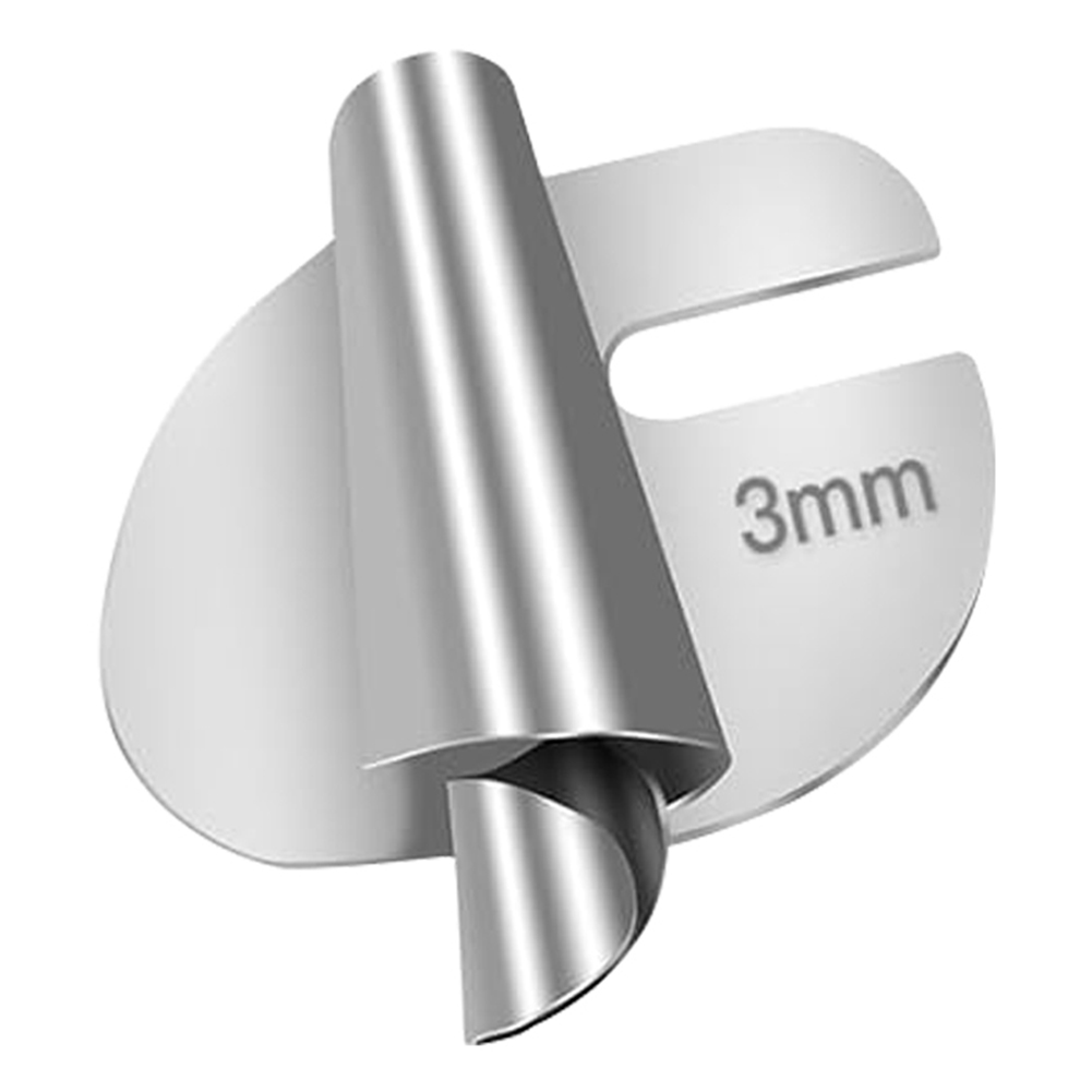 Prensatelas Universal para máquina de coser, tubo Extractor de dobladillo, prensatelas en espiral de acero inoxidable, accesorios de herramientas de costura para manualidades DIY: Rojo