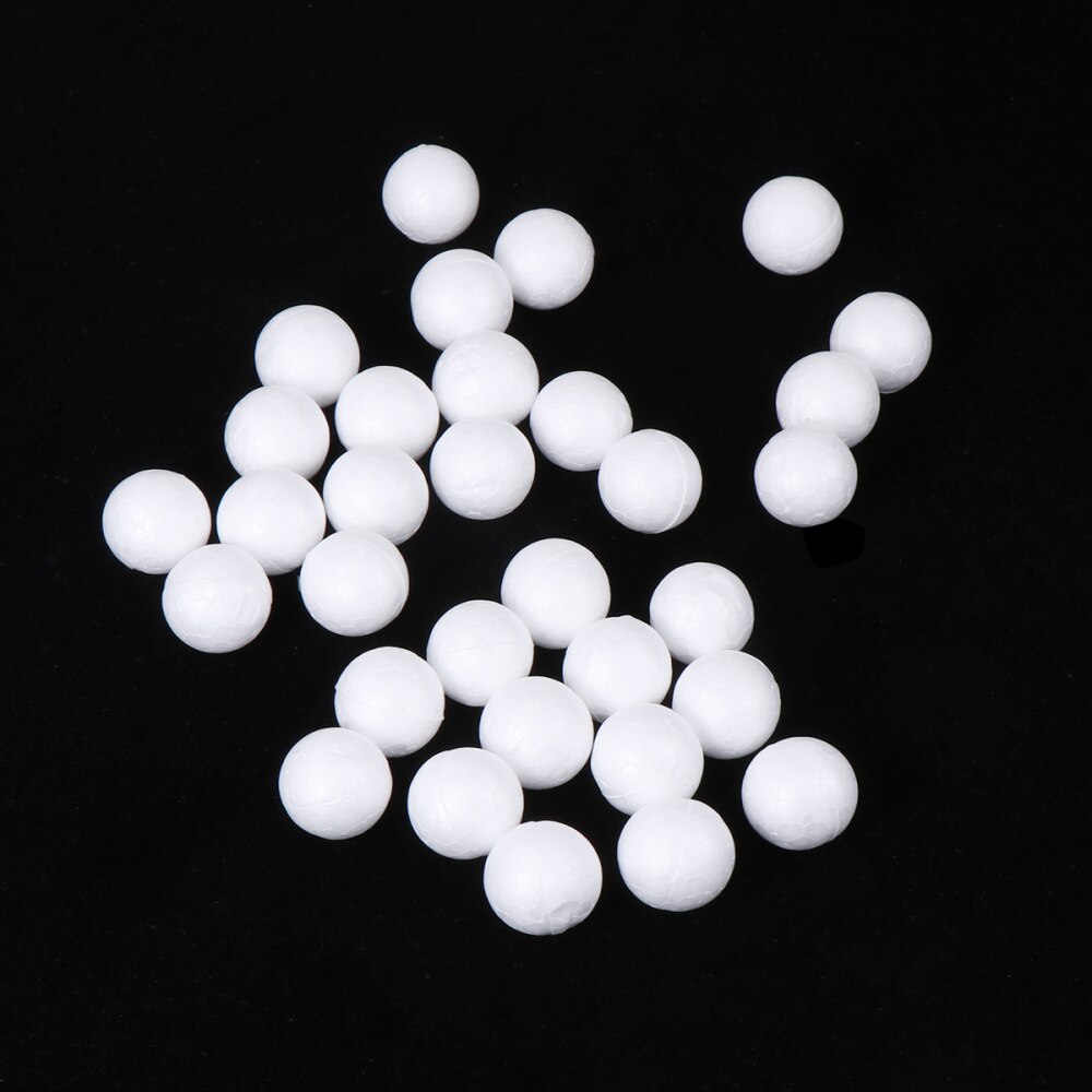 100pcs Wedding Decoration Modeling Craft Polystyrene Balls Round Spheres DIY Stuff (2cm)