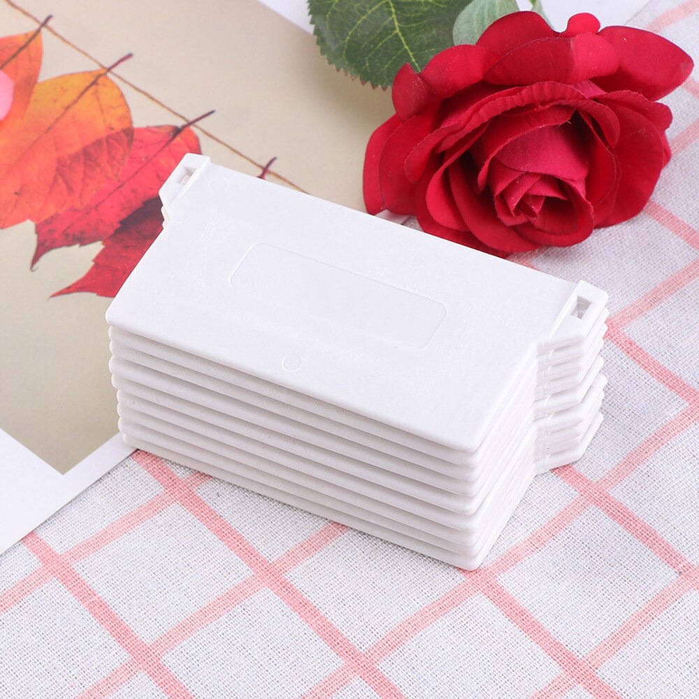 10PC 89MM Vertical Blind White Bottom Weights Slats Portable Bottom Plate PVC Vertical Blind Fittings Roller Accessories