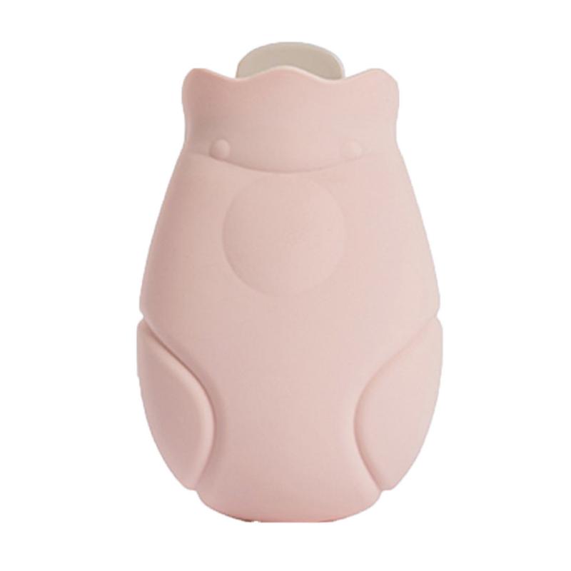 Bouteille d'eau chaude en Silicone | Chauffe-mains pour micro-ondes, résistant aux fissures, bouteille chaude: D