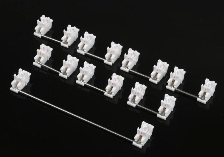 Plate mounted stabilizer white plate mount stabiliser for mechancial keyboard stab