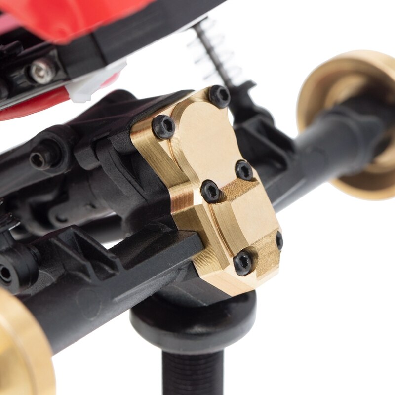 Durcheinander schwer Pflicht Differential Abdeckung Brücke Achse Abdeckung Aktualisierung Zubehör für 1/24 RC Raupe axial SCX24 90081 Teile